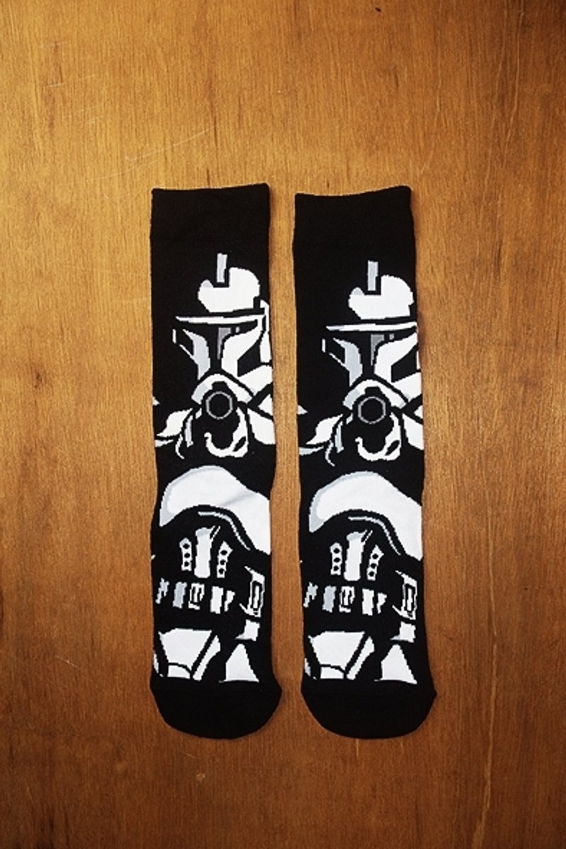 星际大战白武士袜!!夏漪眺=knock your socks off !! - 袜子 - 其他材质 白色