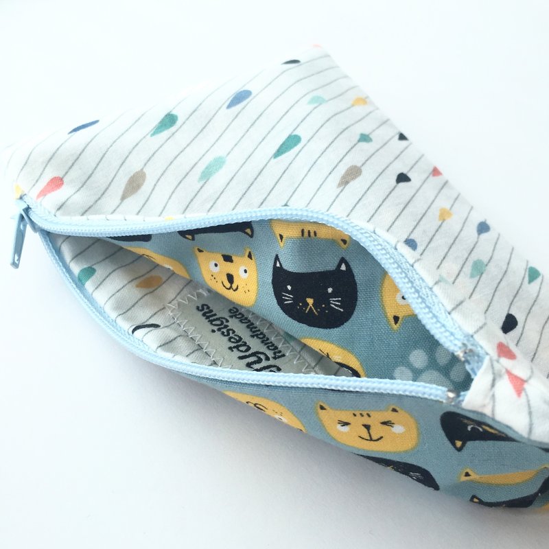 EP16 - 拉链万用包／杂物包／化妆包 - 化妆包/杂物包 - 其他材质 蓝色