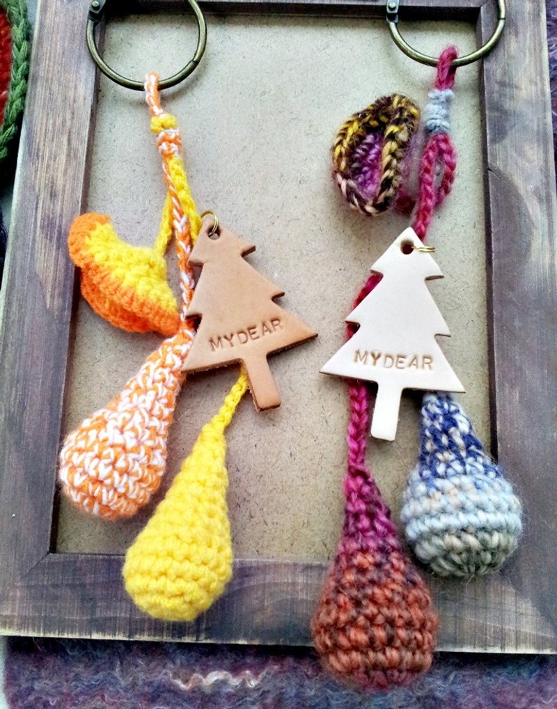 森林梦露~  手工钩织+植鞣皮革小树 - 其他 - 棉．麻 