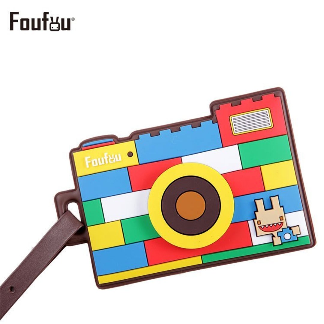 《FoufouX The Art of The Brick 积木梦工场》独家联名万用票夹-积木相机款 - 吊饰 - 塑料 