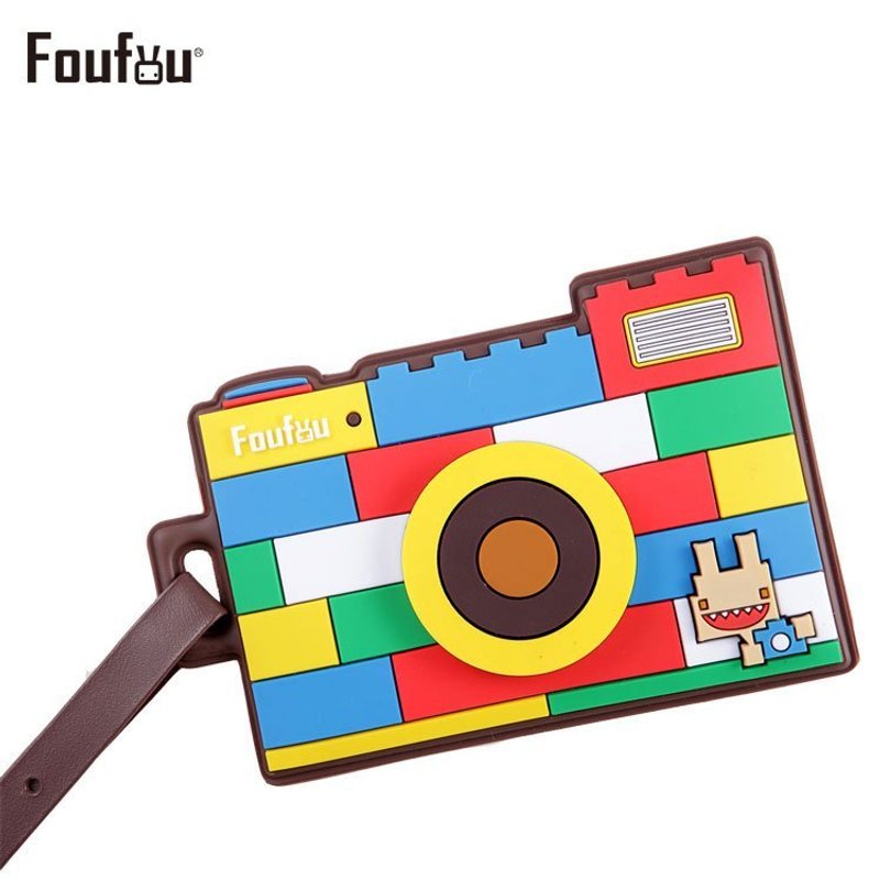 《FoufouX The Art of The Brick 积木梦工场》独家联名万用票夹-积木相机款 - 吊饰 - 塑料 