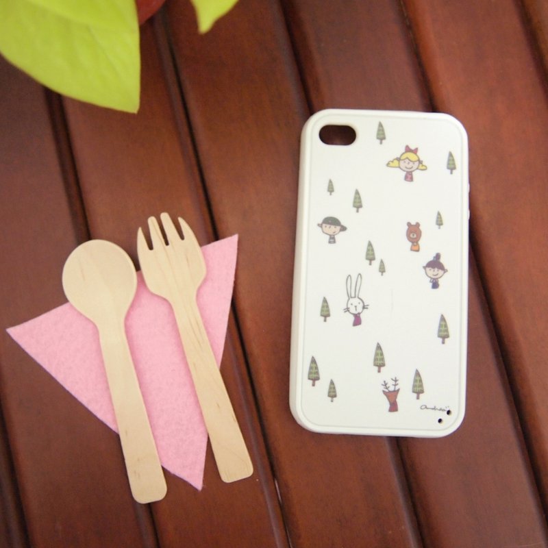 ✐蠢蛋的壳／iphone4手机壳 - 手机壳/手机套 - 塑料 白色