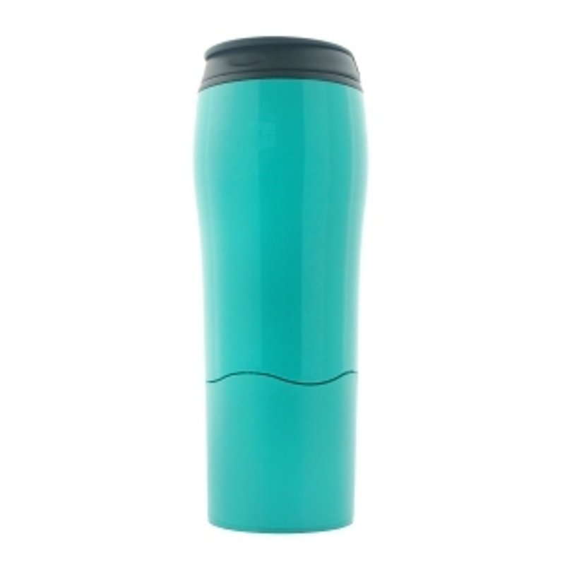 【吸奇不倒杯】双层随行杯 (蓝绿) - 水瓶/水壶 - 塑料 绿色