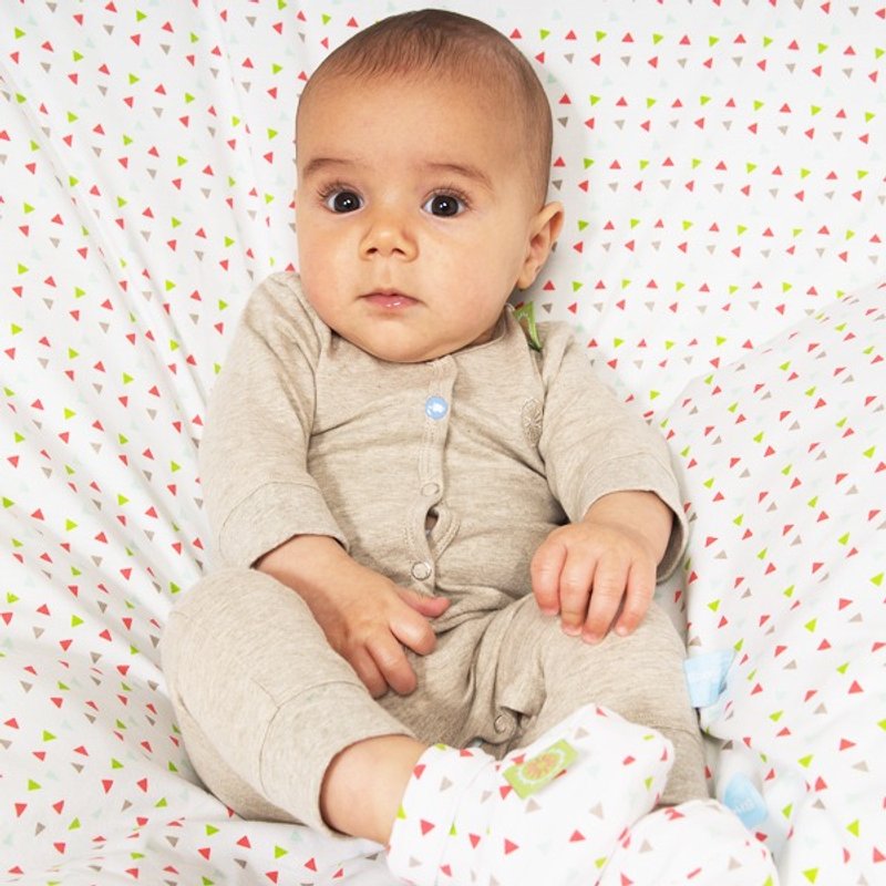 荷兰Snoozebaby 新生儿衣着全套礼组-沙漠灰/单一尺寸 - 其他 - 棉．麻 咖啡色