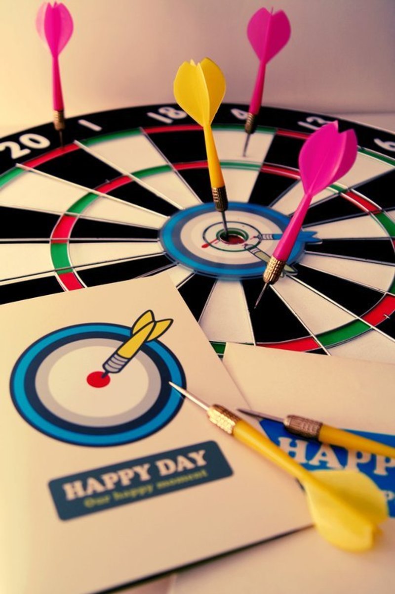 趣味数位卡片-Happy Day - 卡片/明信片 - 纸 白色