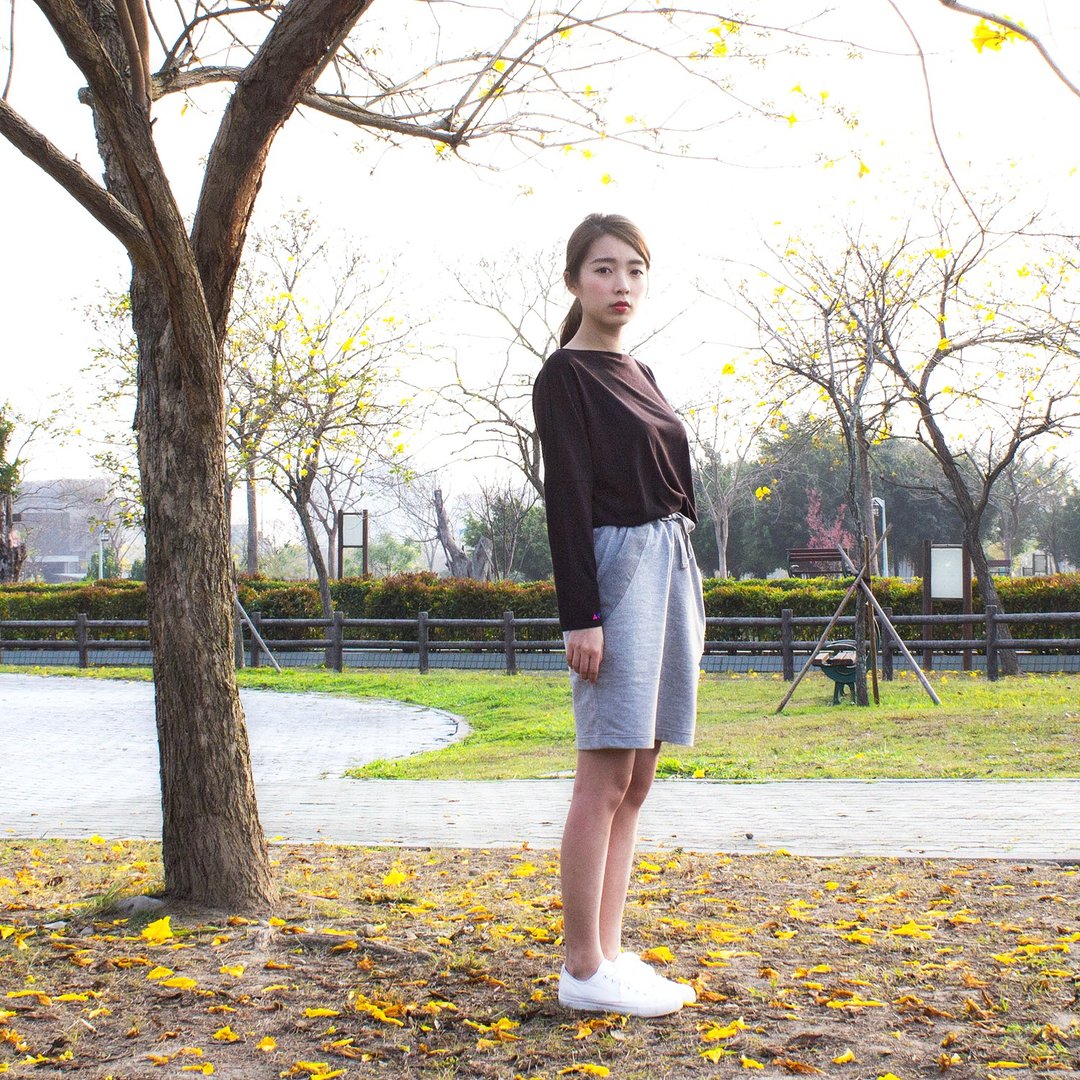 SU:MI said  Leisure 休闲窄裙_4AF610_灰 - 裙子 - 棉．麻 灰色