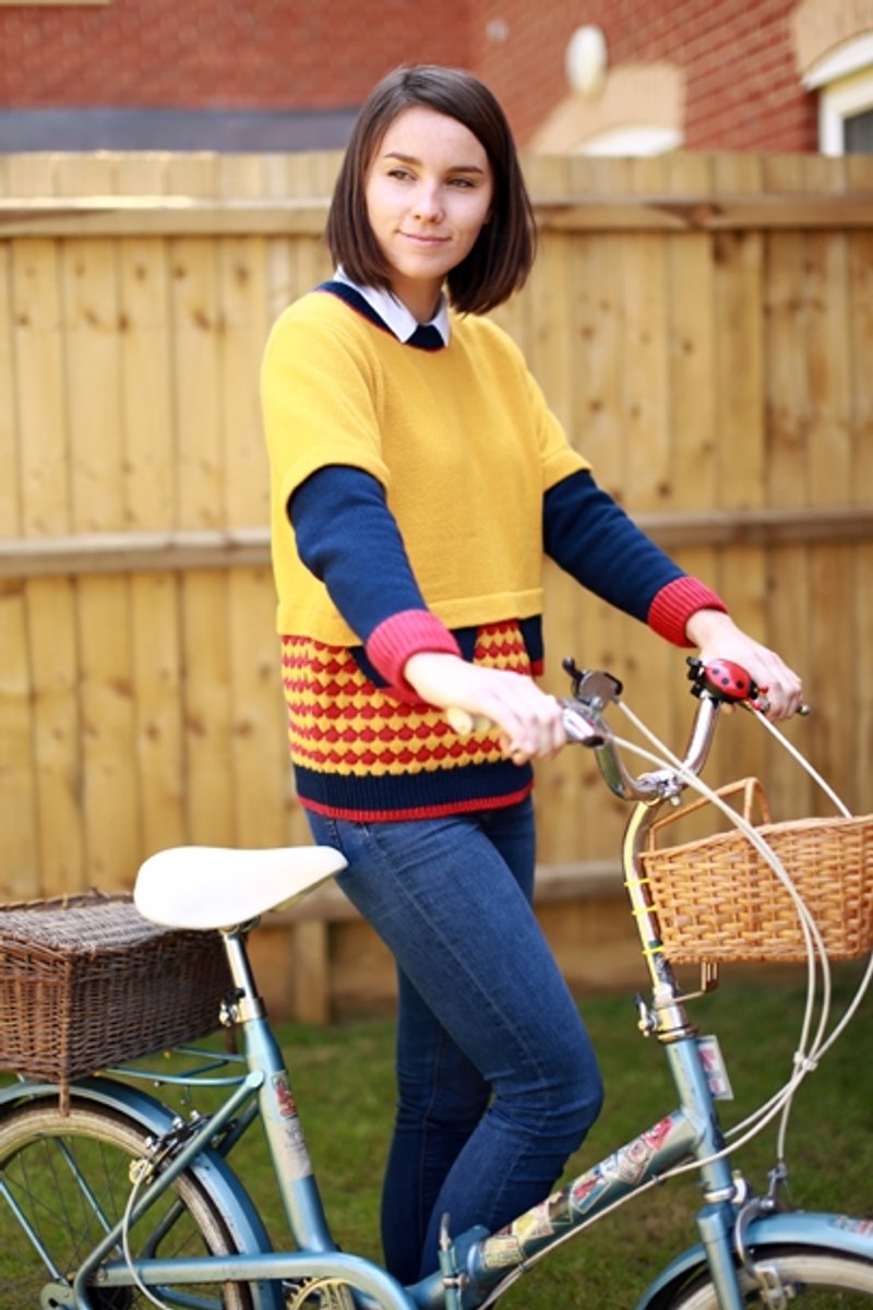 YU Square <芥末黄小丑> 针织毛衣 - 女装针织衫/毛衣 - 其他材质 橘色