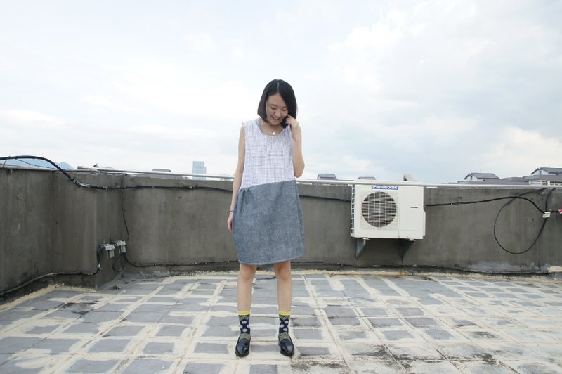 ^^不对称花苞裙^^（剩一件标准版现货喔！） - 洋装/连衣裙 - 其他材质 黑色