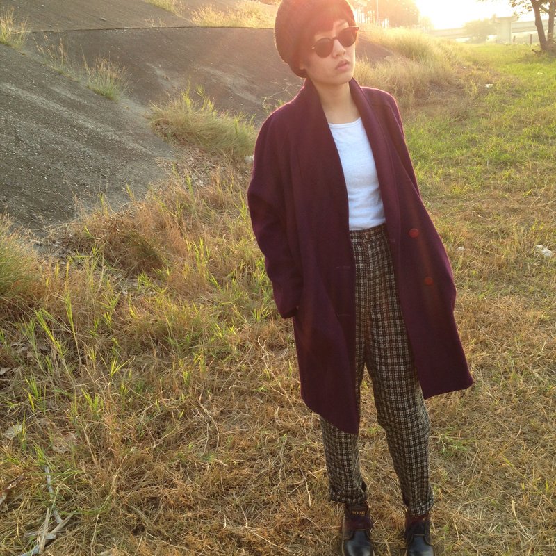 │千金难买早知道│紫罗兰VINTAGE/MOD'S - 女装休闲/机能外套 - 其他材质 