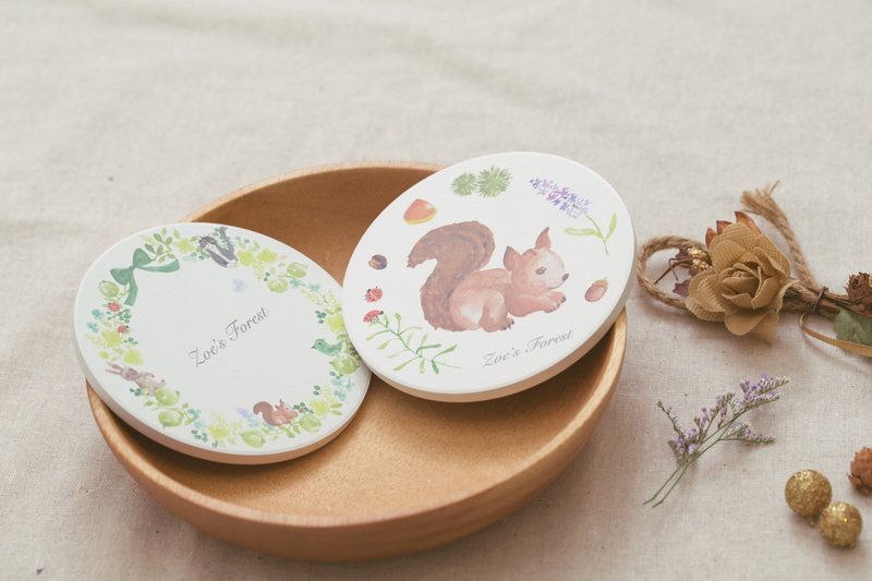 *Zoe's forest*森林杯垫组 - 杯垫 - 其他材质 