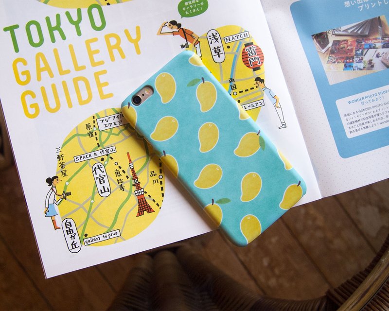 夏天就想吃芒果::手机壳 - 手机壳/手机套 - 塑料 黄色