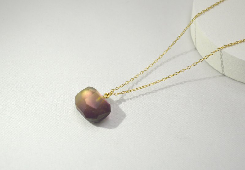 玻璃素材 项链 blur 系列 夜景 - 项链 - 玻璃 紫色