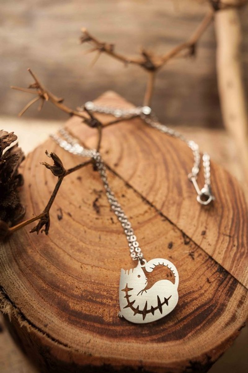 Black Joker 森灵动力系列 虎斑猫 - 项链 - 其他金属 银色