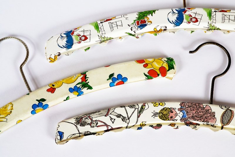 复古 vintage 儿童衣架 - 收纳用品 - 其他材质 多色
