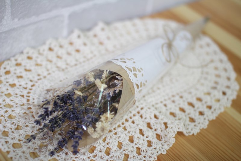 【干燥薰衣草花束】-永生花/干燥花/珠宝捧花/婚礼捧花花束/花礼 - 植栽 - 植物．花 紫色