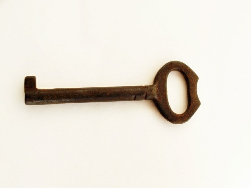 ♥特别礼物♥ OldNew Lady-台湾老复古-罕见铸铁老钥匙(猫耳柄) - 其他 - 其他材质 
