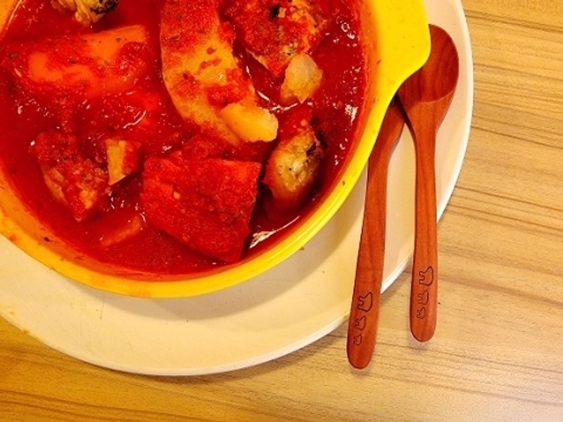 SAWO木制 北极熊一家三口汤匙叉子组 - 餐刀/叉/匙组合 - 木头 咖啡色