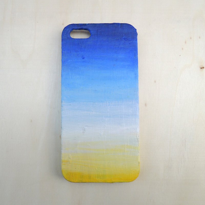 〔手绘手机壳smartphone case：自由、青春、人生 free\youth\life：手绘Hand-painted〕 - 手机壳/手机套 - 塑料 蓝色