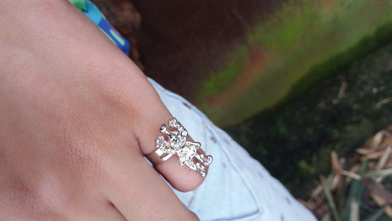 【Lost and find】老款 小玩意 跳舞 小丑 指环 - 戒指 - 其他金属 灰色