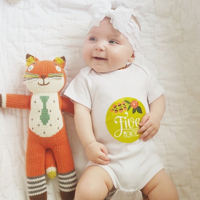 美国 Blabla Kids | 纯棉针织娃娃(小只) - 袜子狐狸先生 B21052460 - 玩具/玩偶 - 棉．麻 橘色