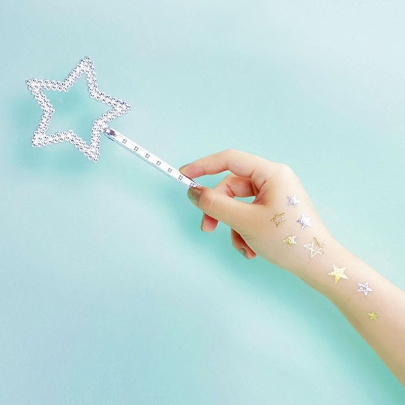 Surprise Tattoos /  魔法星尘 金属 刺青 纹身贴纸 - 纹身贴 - 纸 金色