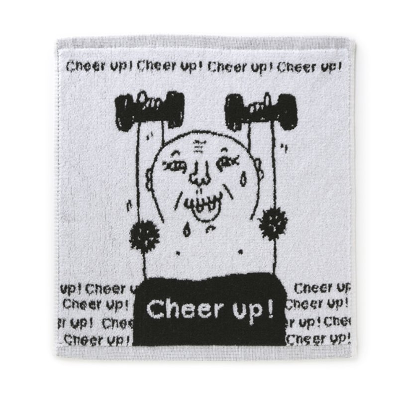 腋起加油！方巾 - 毛巾浴巾 - 其他材质 黑色