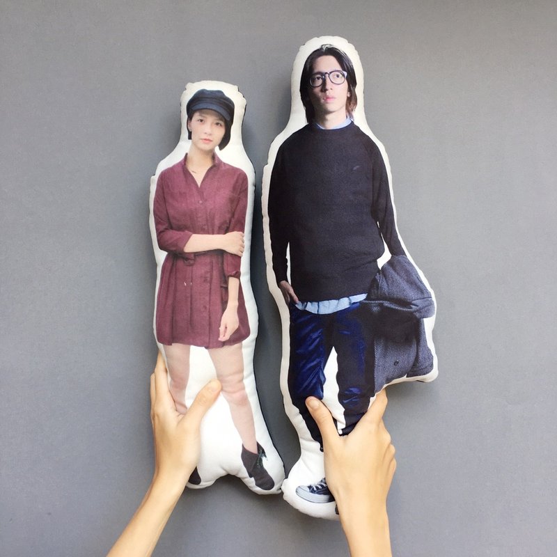 定制 情侣抱枕(共有两个抱枕)  情人节礼物/周年礼物 - 玩偶/公仔 - 其他材质 多色