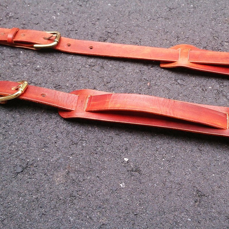 ShiKa//背袋订制 含减压垫 - 其他 - 真皮 咖啡色