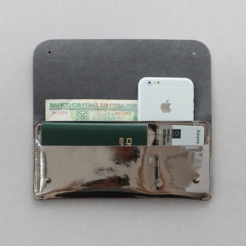 【牛一水佘】韩国 ithinkso Passport Organizer_tall Urban 质感 皮革 长型 护照夹 - 皮夹/钱包 - 真皮 