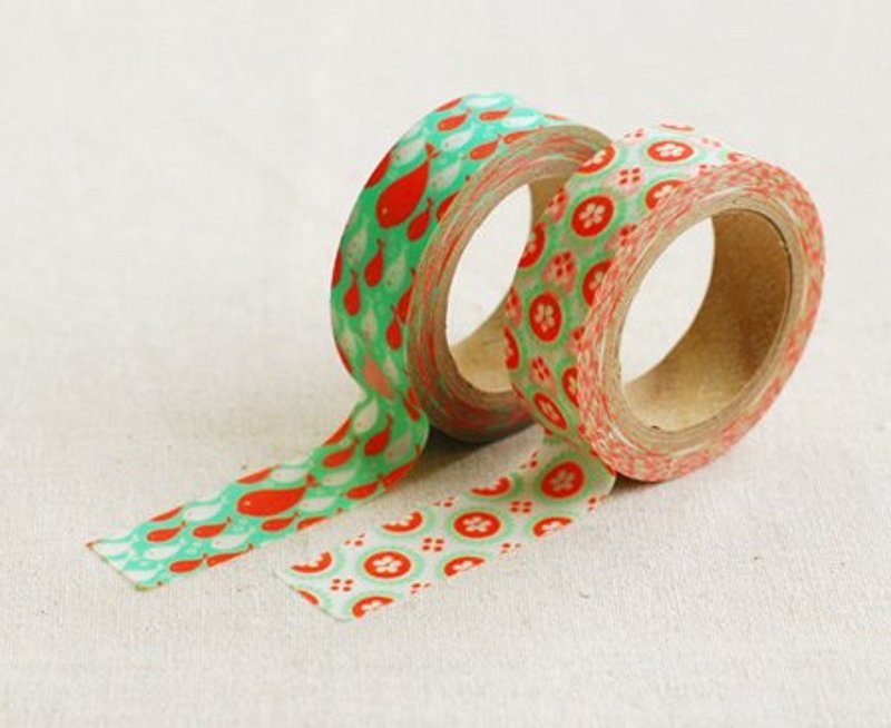 特价出清-和纸胶带(2入) 25-Judy,E2D97976 - 纸胶带 - 纸 绿色