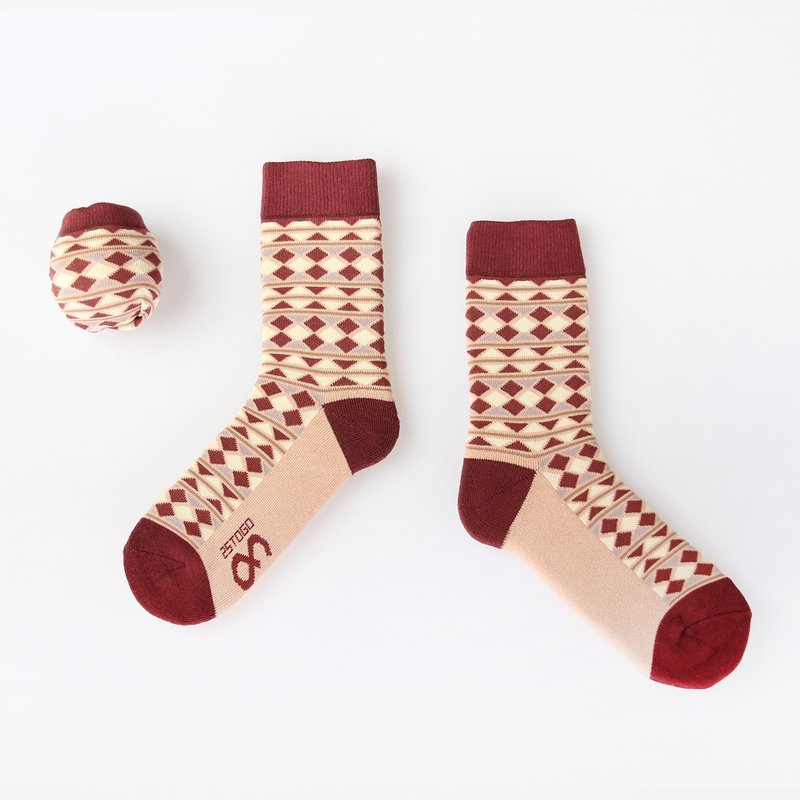 WALKR SOCKS_Boar Tribe 野猪部落 - 袜子 - 其他材质 咖啡色