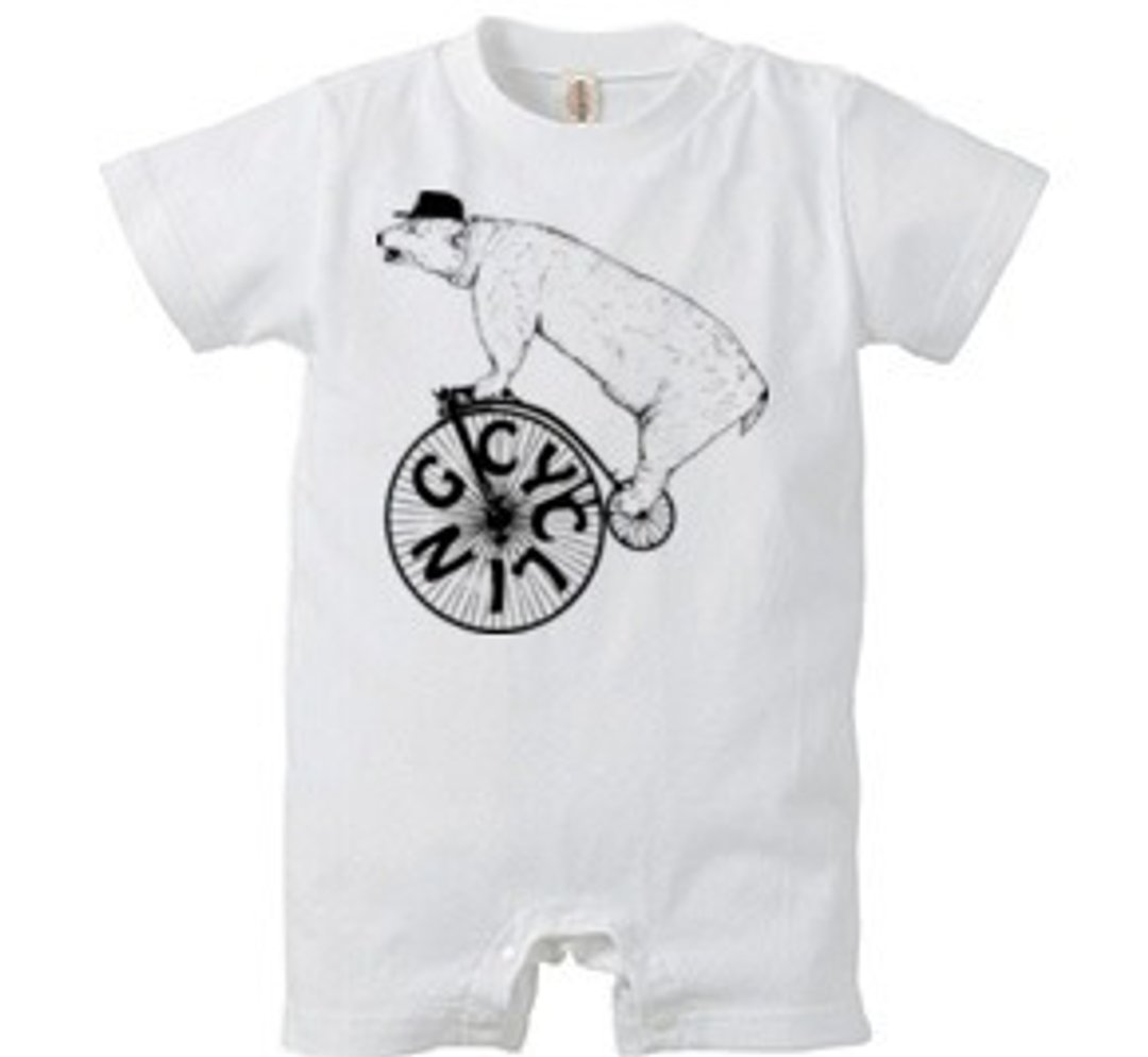 CYCLING BEAR (Rompers) - 其他 - 其他材质 白色