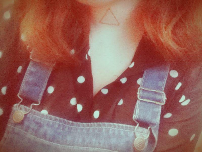 *tattoo* 三滴三角刺青贴纸组 1组2枚同款 - 贴纸 - 纸 多色