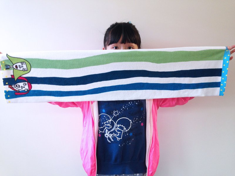 长长的河/运动毛巾 - 毛巾浴巾 - 其他材质 蓝色