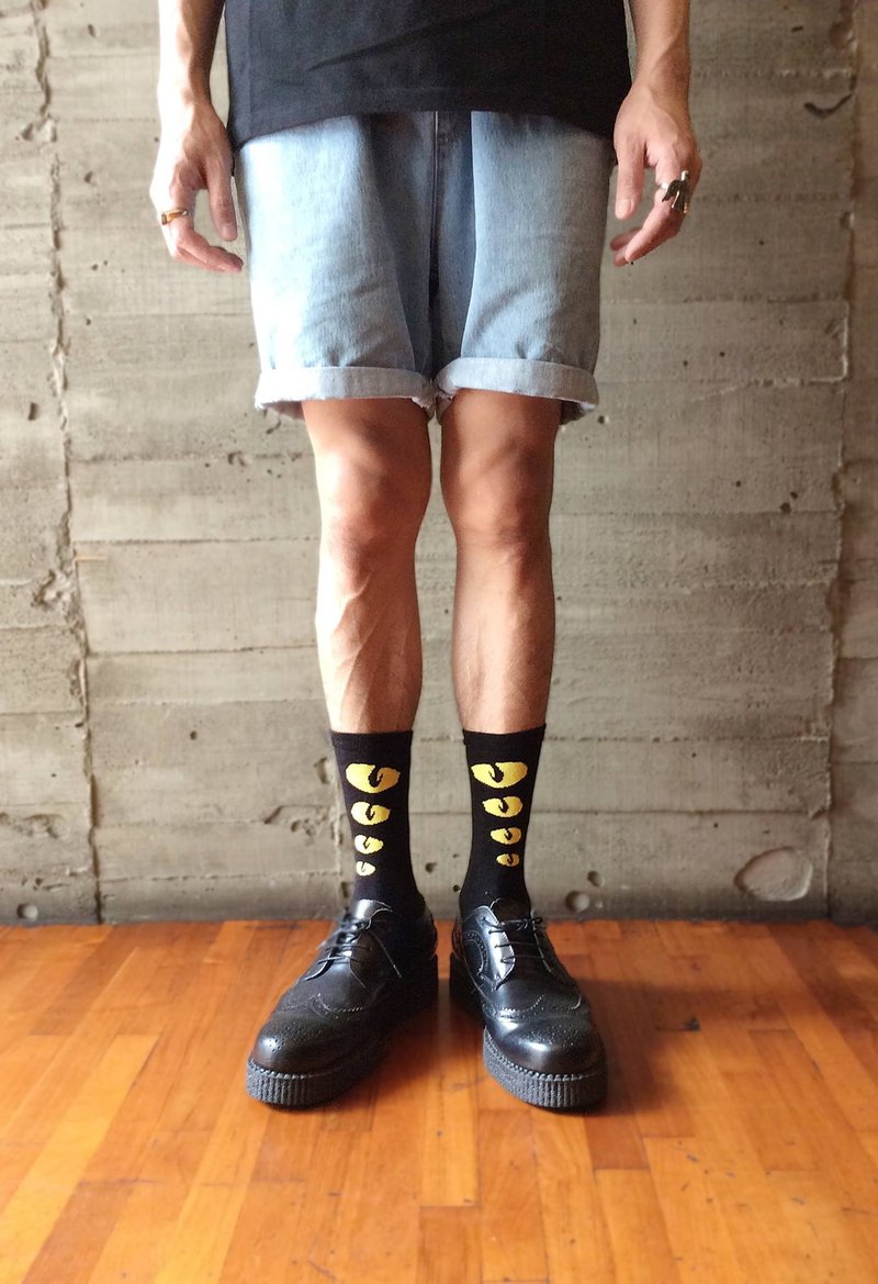 情人节  Provocateur /// 煽动者 [猫眼] 袜子 - 袜子 - 棉．麻 黑色