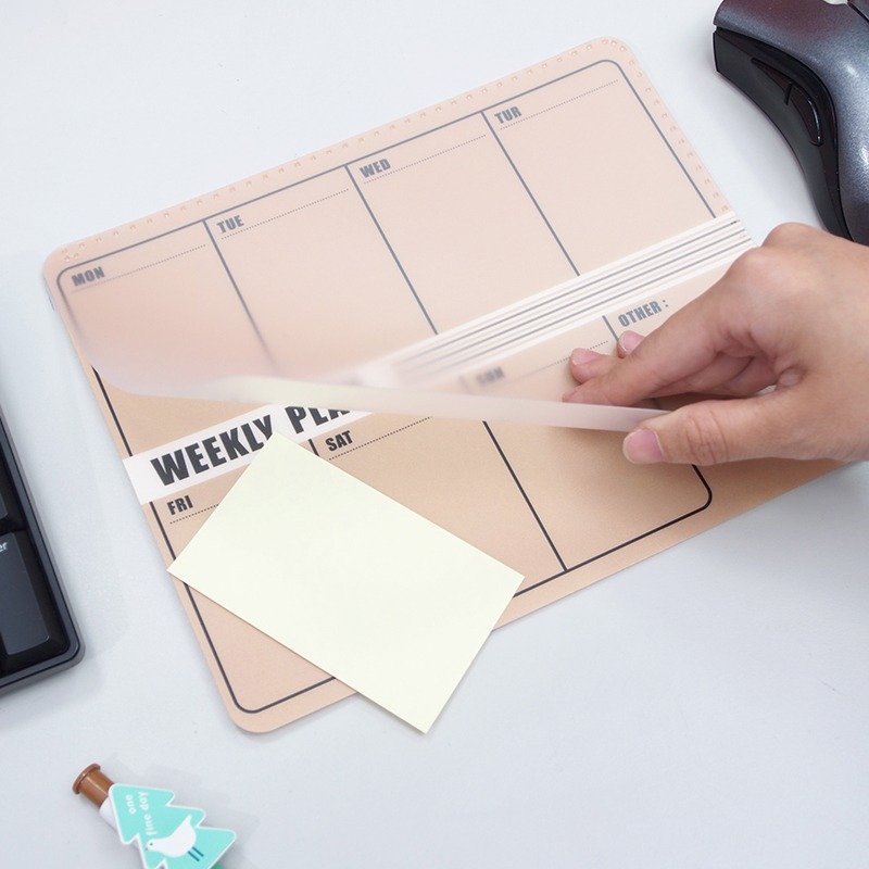 【欧士OSHI】鼠标垫-褐 - 鼠标垫 - 塑料 卡其色