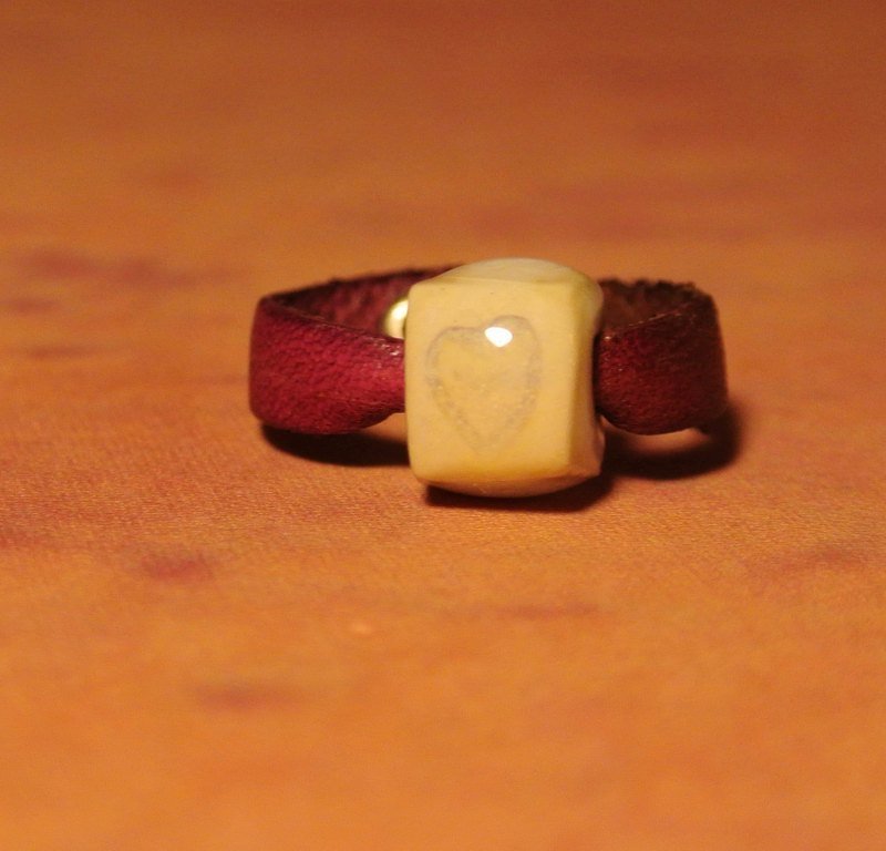 l - 戒指 - 真皮 多色