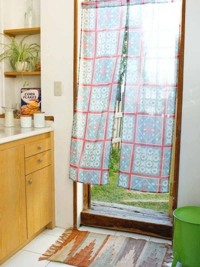 【预购中】☼格子几何图案门帘☼ (三色) - 摆饰 - 棉．麻 多色