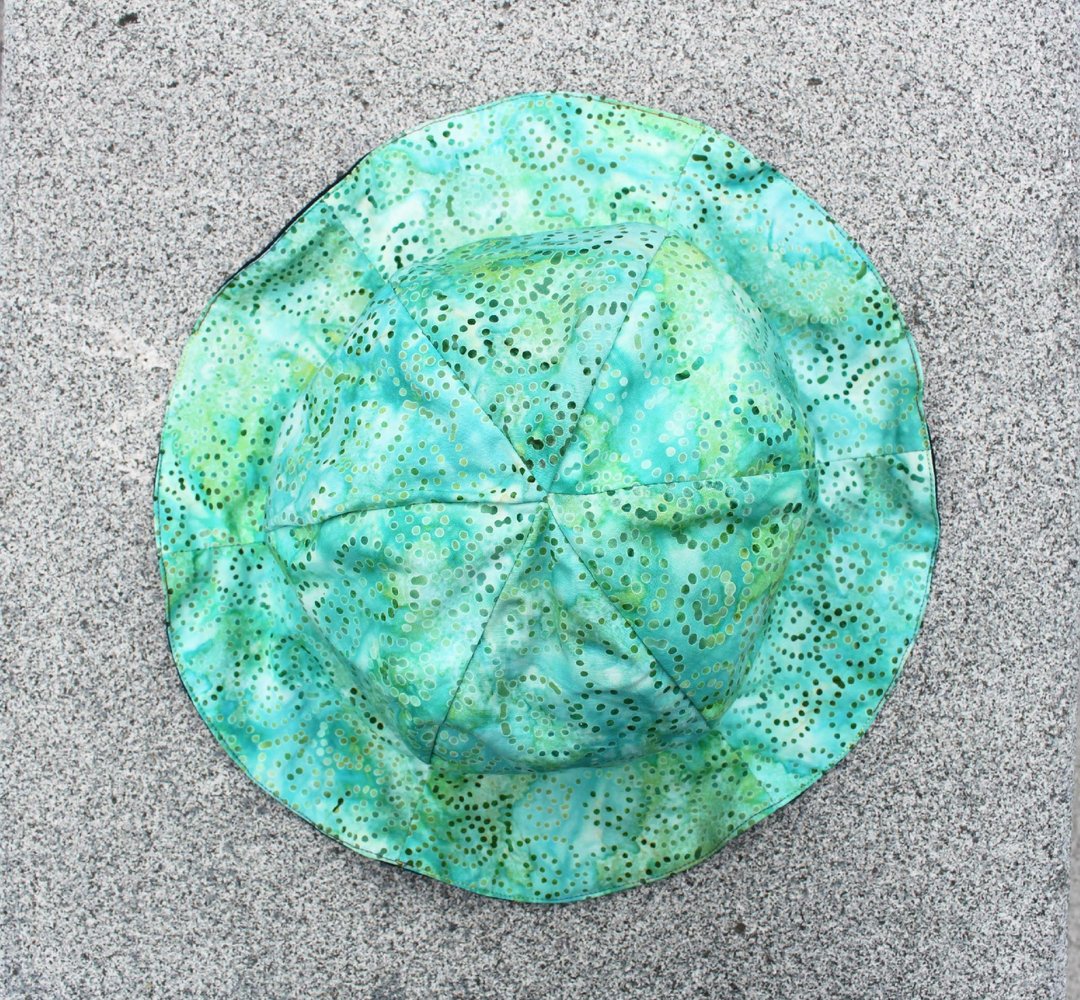 [CURLY CURLY] 湖水 /一朵 帽 A Flower Of Hat (双面戴) - 帽子 - 其他材质 绿色