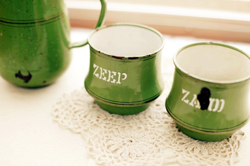 【好日恋物】荷兰早期沐浴用珐琅器 - 摆饰 - 珐琅 