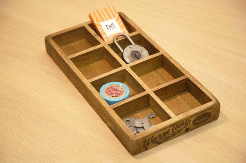 DULTON 八格收纳木盒 - 手链/手环 - 木头 