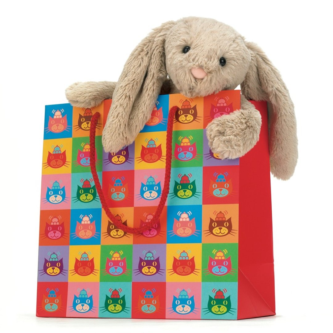 Jellycat 原厂专属送礼手提纸袋 - 其他 - 纸 多色