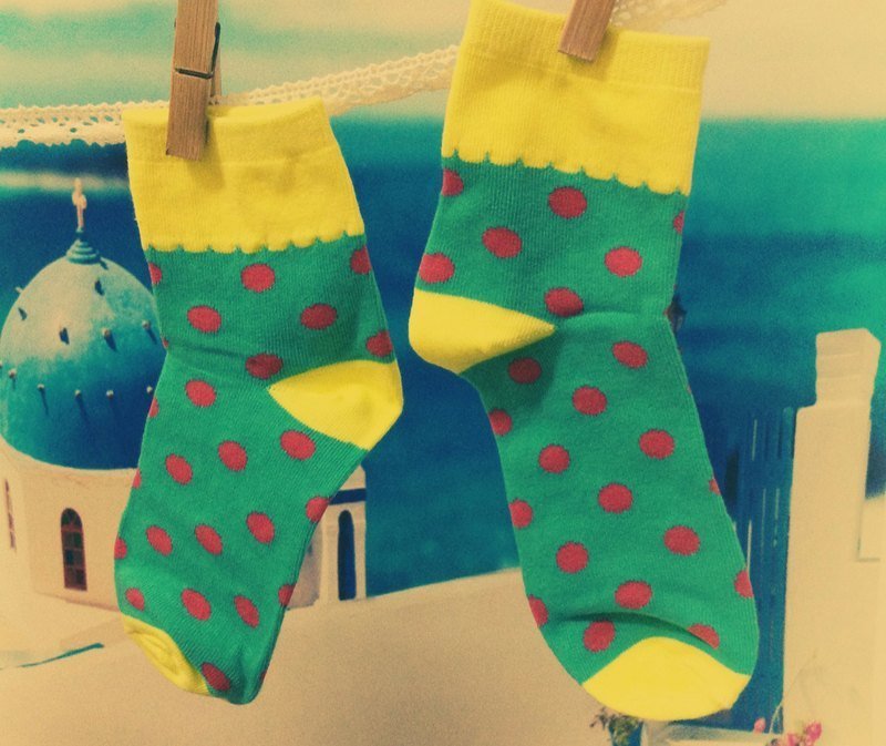 【 晒袜-点点 】 袜子  礼物 - 袜子 - 其他材质 多色