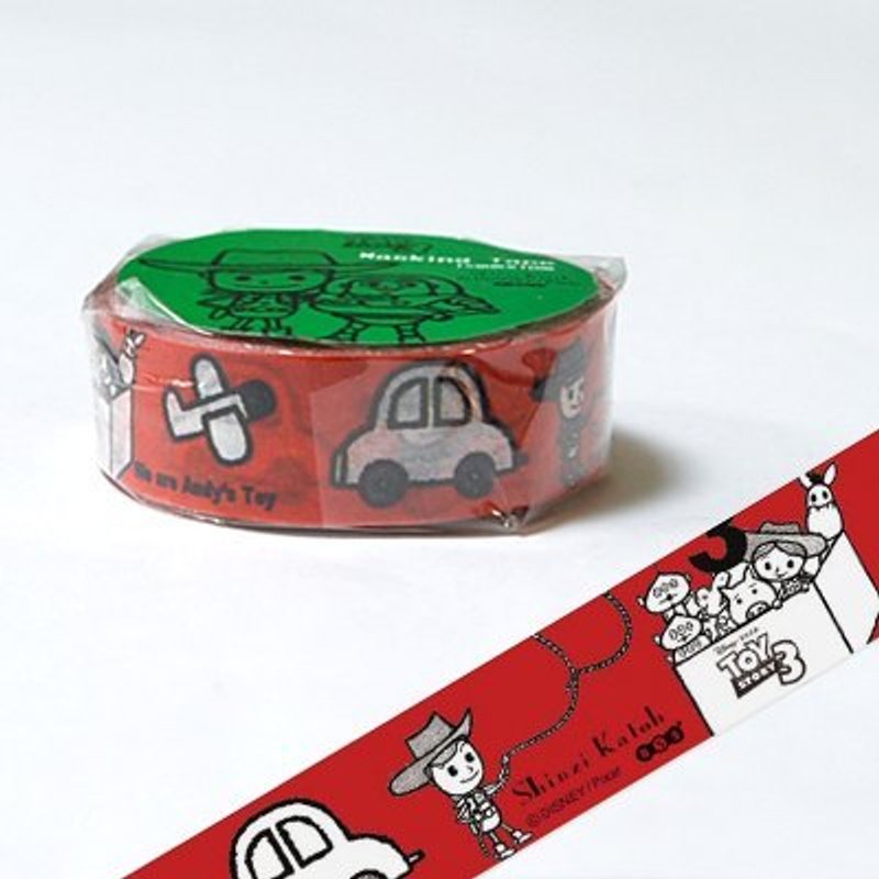 Shinzi Katoh 加藤真治 迪士尼系列2 (玩具总动员 SKD-543B) - 纸胶带 - 纸 红色