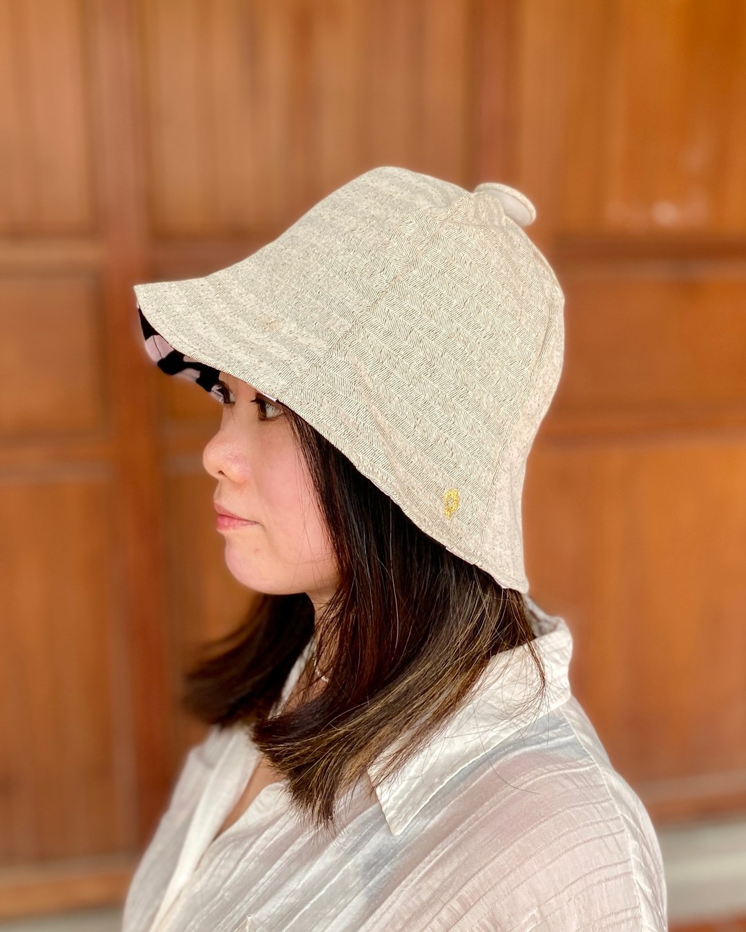春夏优惠登山露营骑车防晒渔夫帽小脸神器天然棉透气 - 帽子 - 棉 多色