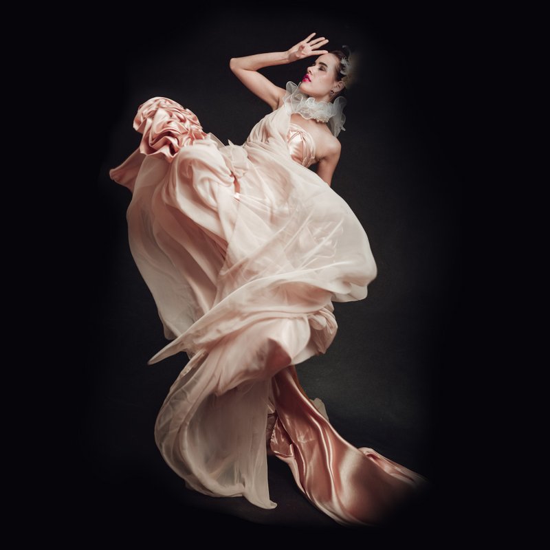 Itna纯手工 透花婚纱 长拖尾礼服 wedding/ 订制designer couture - 晚装/礼服 - 其他材质 