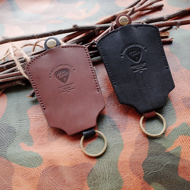NEW NOISE 不外露真皮钥匙包 - 钥匙链/钥匙包 - 真皮 黑色