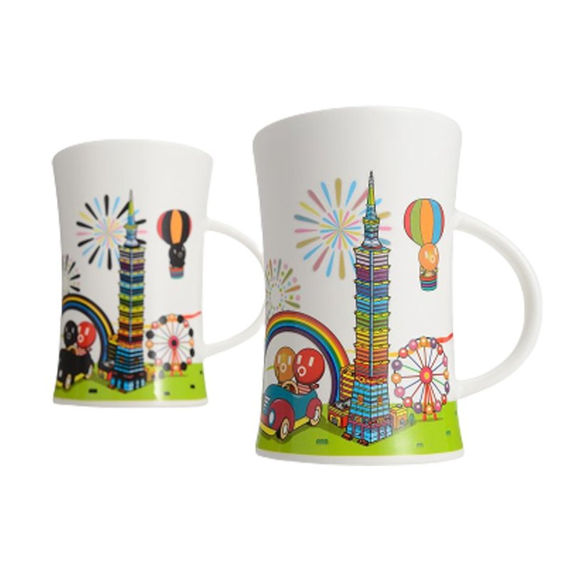 台北101变色杯 - 咖啡杯/马克杯 - 其他材质 白色