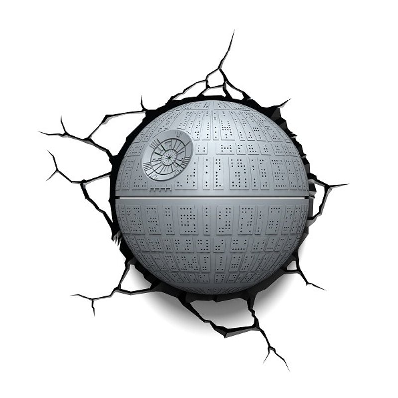 3D Light FX - Star Wars EP7 Series Death Star - 3D立体造型灯 星际大战EP7系列 死星 - 灯具/灯饰 - 塑料 灰色