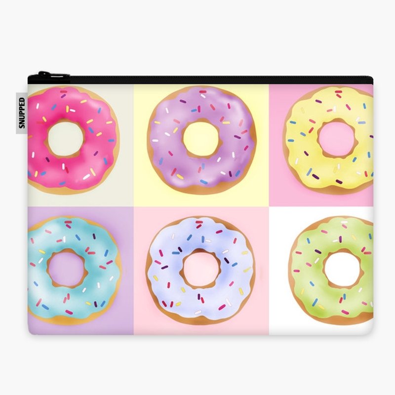 SpaceSuit 文件手拿包 - Frosty Icing Donuts - 手拿包 - 防水材质 粉红色